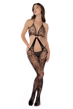 Floral Fishnet Bodystocking