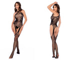 Rose Fishnet Bodystocking