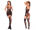 Snake Fishnet Bodystocking
