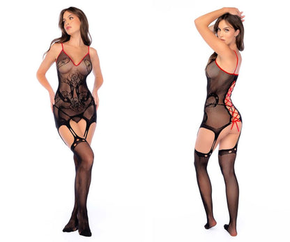Snake Fishnet Bodystocking