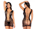 Cutout Fishnet Chemise