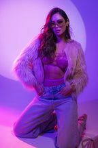 Floral Fishnet Two Piece Set