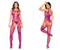 Floral Fishnet Bodystocking