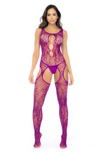 Floral Fishnet Bodystocking