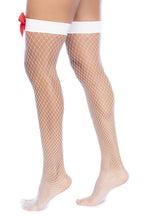 Nurse Fishnet Thigh High