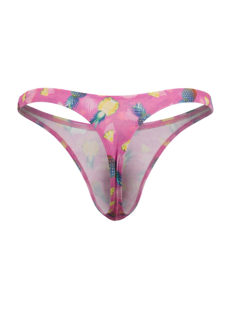 Men's Vibrant printed thong