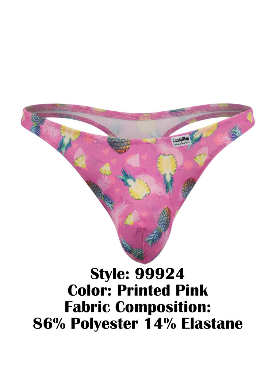 Men's Vibrant printed thong