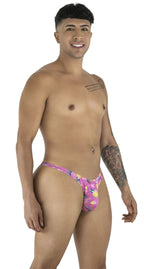 Men's Vibrant printed thong