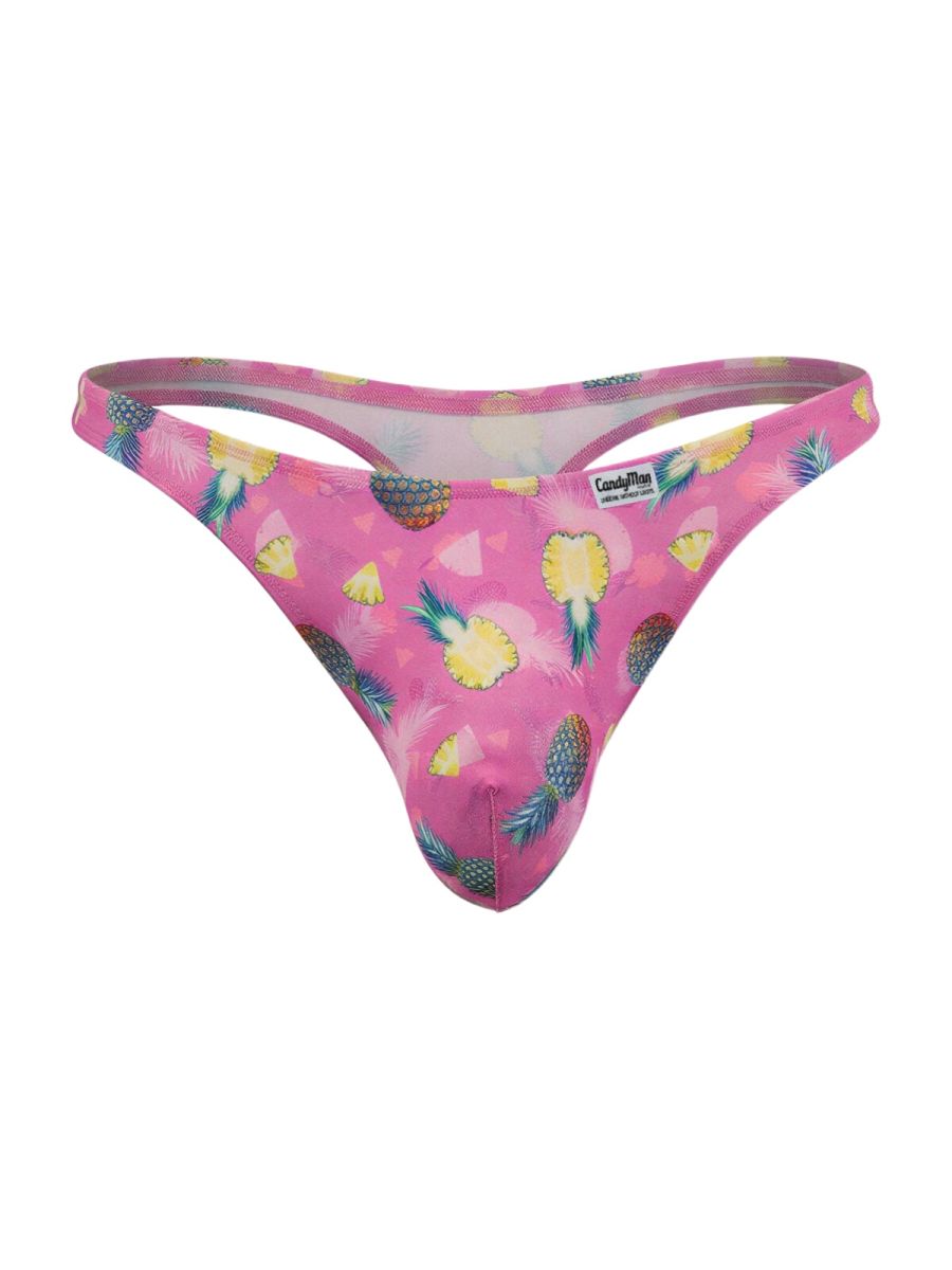 Men's Vibrant printed thong