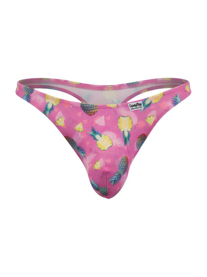 Men's Vibrant printed thong