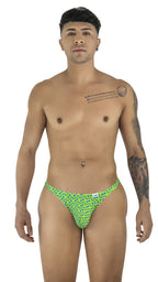 Men's Vibrant printed thong