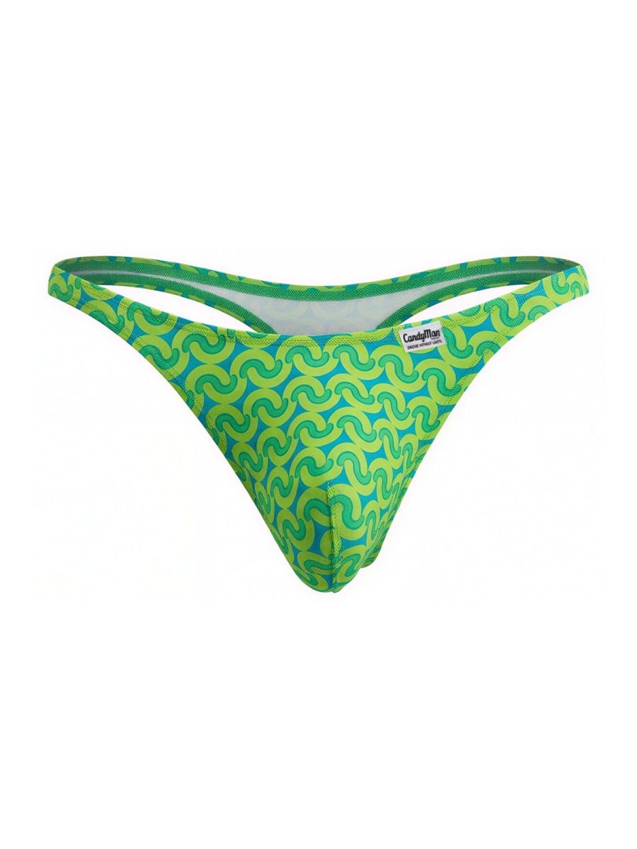 Men's Vibrant printed thong