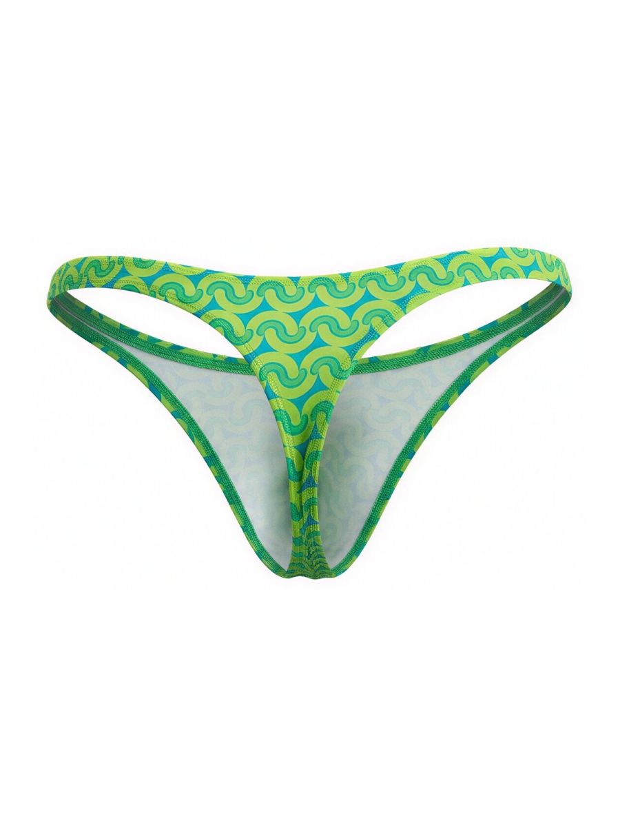 Men's Vibrant printed thong