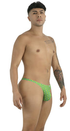 Men's Vibrant printed thong
