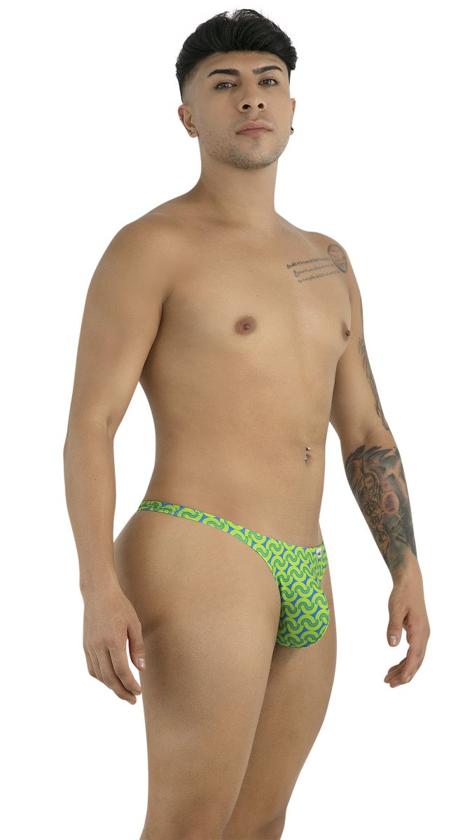 Men's Vibrant printed thong