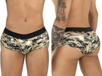 Men's low rise boxer brief trunks