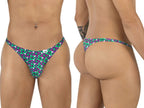 Men's Vibrant printed thong