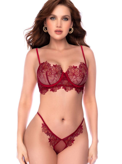 Mapale Two Piece Exotic Lingerie Set