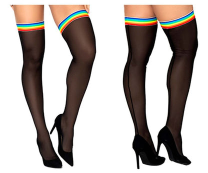 Mesh Thigh Highs