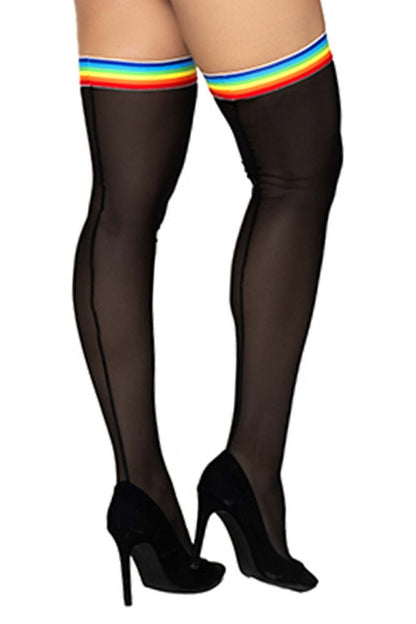 Mesh Thigh Highs