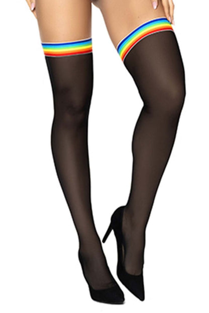 Mesh Thigh Highs