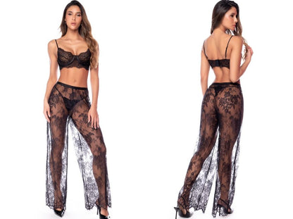 Mapale 1917 Three Piece Exotic Lingerie Set