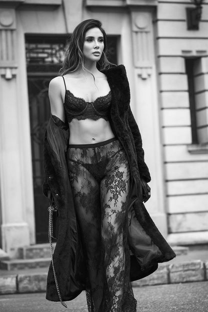 Mapale 1917 Three Piece Exotic Lingerie Set