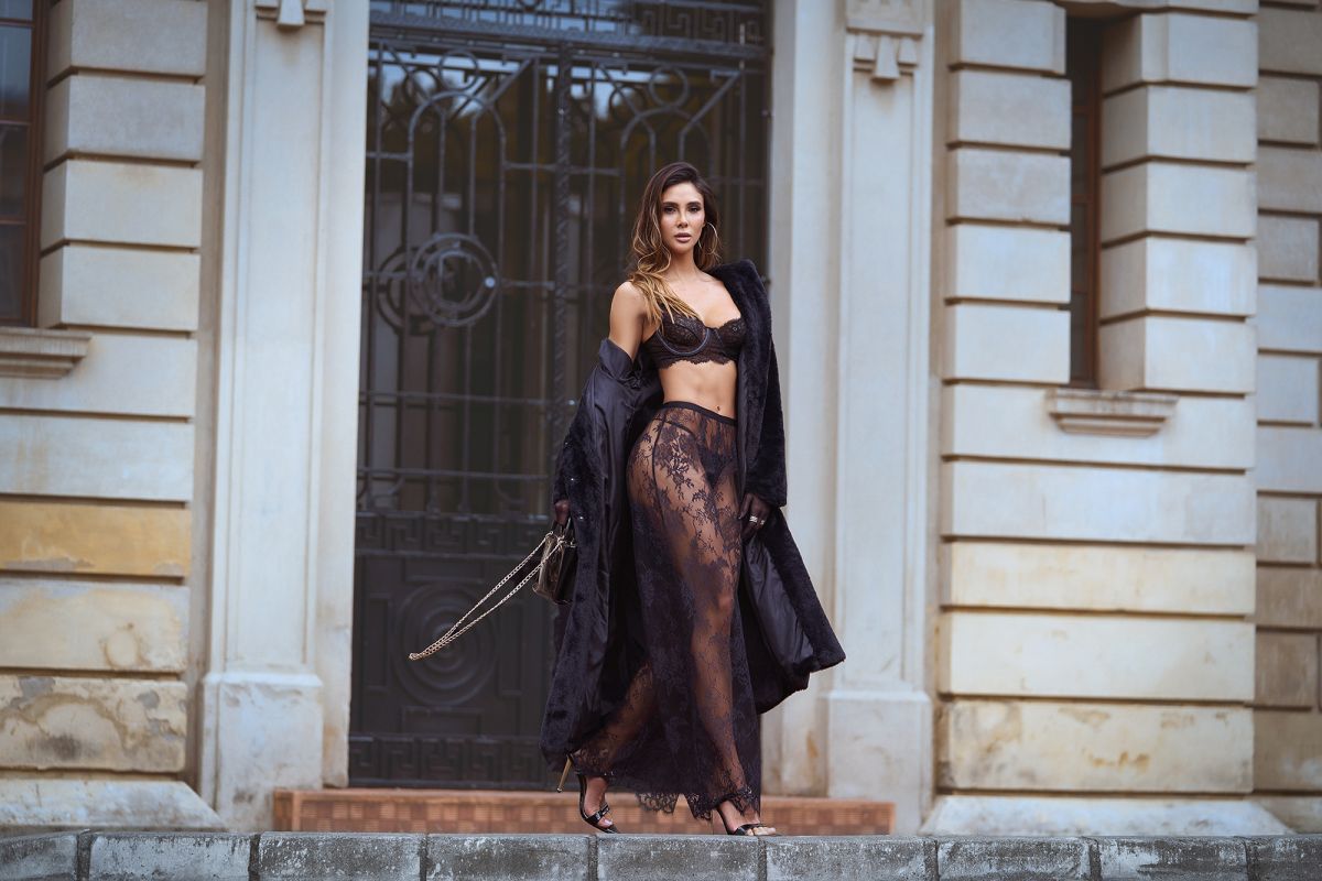 Mapale 1917 Three Piece Exotic Lingerie Set