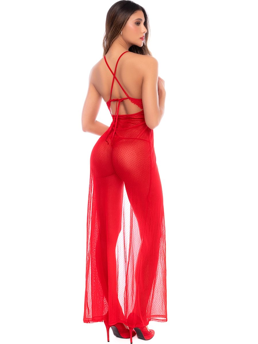 Long Gown with matching Thong
