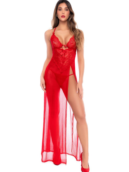 Long Gown with matching Thong