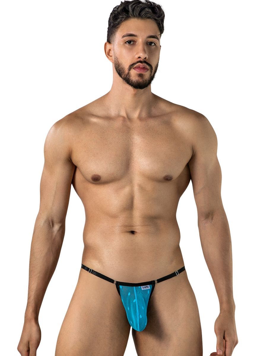 CandyMan Men's Mesh Thongs mesh fabric with a lightweight, comfortable design