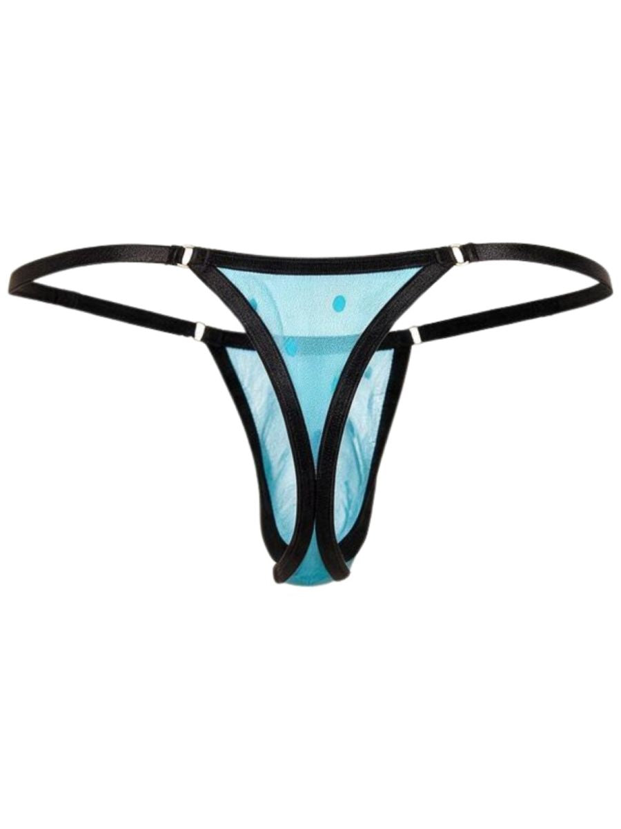 CandyMan Men's Mesh Thongs mesh fabric with a lightweight, comfortable design