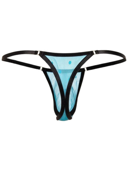 CandyMan Men's Mesh Thongs mesh fabric with a lightweight, comfortable design