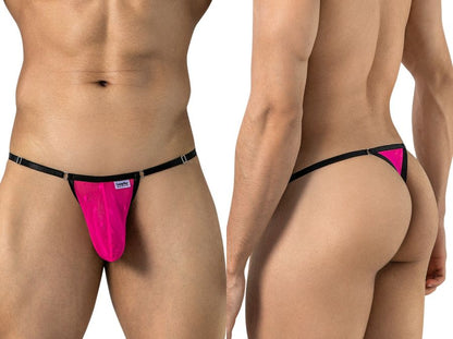 CandyMan Men's Mesh Thongs mesh fabric with a lightweight, comfortable design