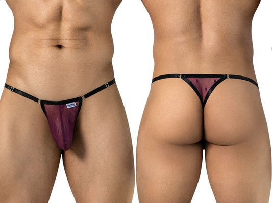 CandyMan Men's Mesh Thongs mesh fabric with a lightweight, comfortable design