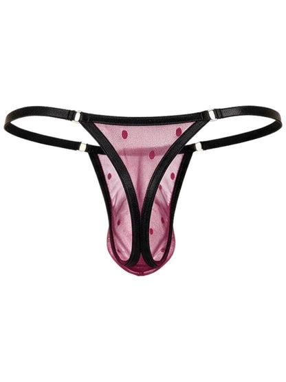 CandyMan Men's Mesh Thongs mesh fabric with a lightweight, comfortable design