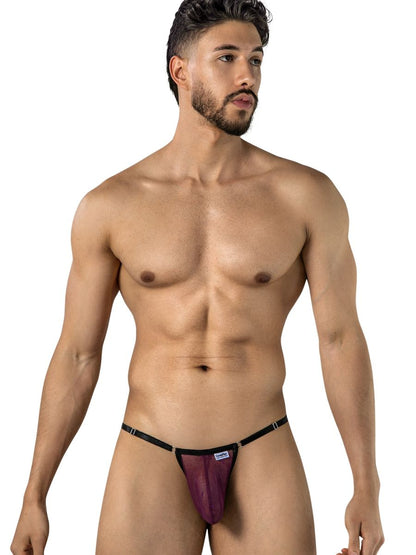CandyMan Men's Mesh Thongs mesh fabric with a lightweight, comfortable design