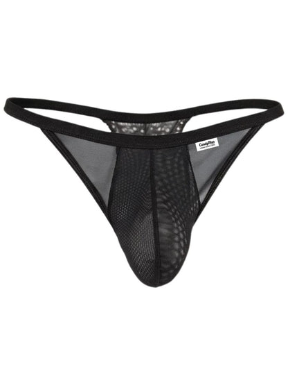 Mesh-Lace Thongs