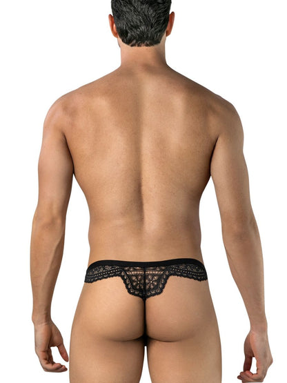 Mesh-Lace Thongs