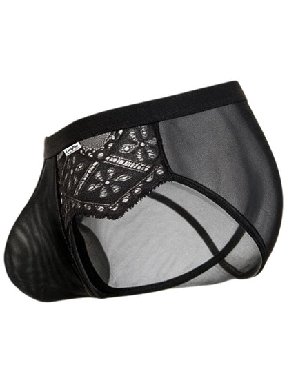 Mesh-Lace Briefs