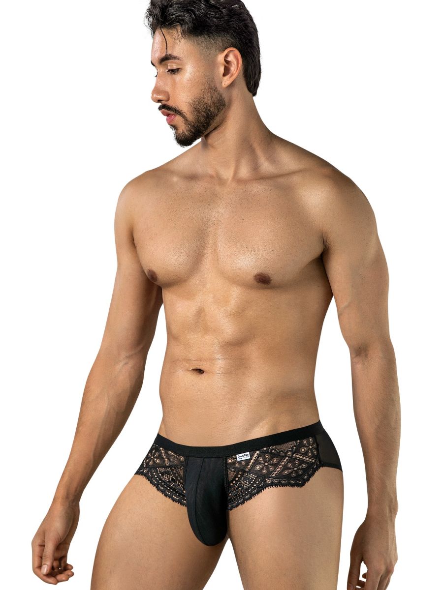 Mesh-Lace Briefs