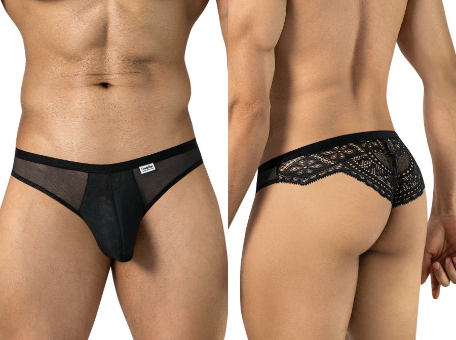 Mesh-Lace Thongs