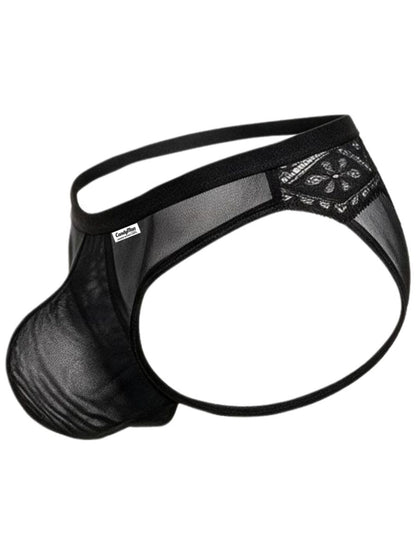 Mesh-Lace Thongs