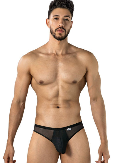 Mesh-Lace Thongs