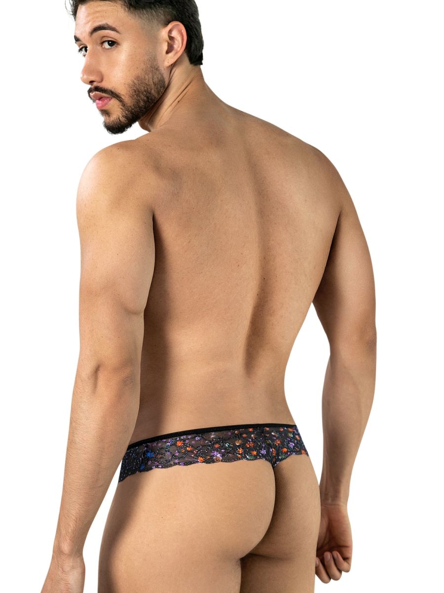 Printed Mesh Thongs