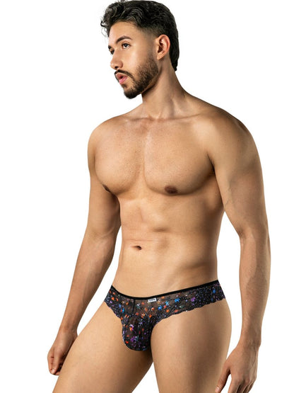 Printed Mesh Thongs