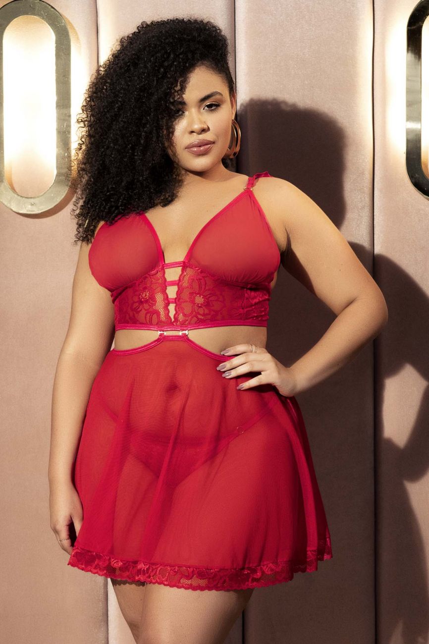 Two in One Babydoll and Two Piece Set