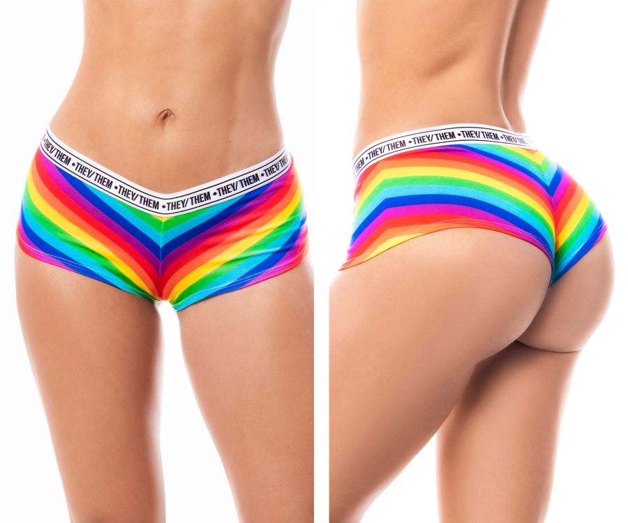Rainbow Cheeky Short