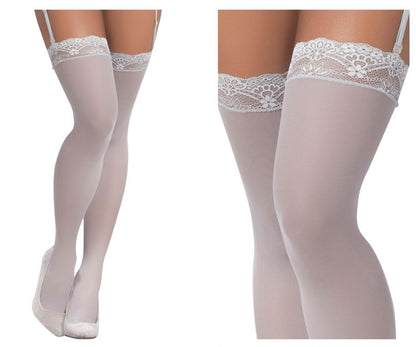 Mesh Thigh High Stockings