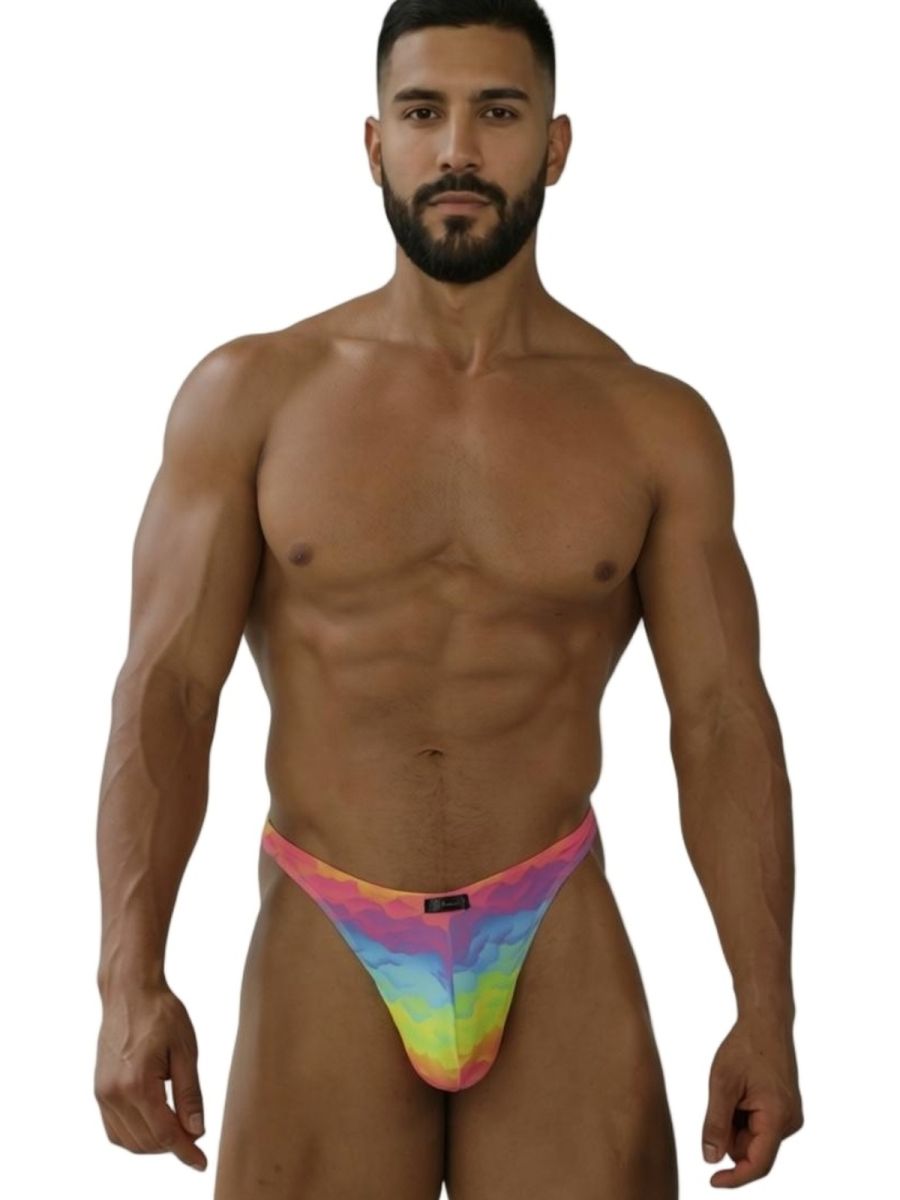 Printed Microfiber Thongs